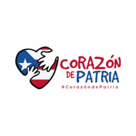 CORAZON DE PATRIA #CORAZONDEPATRIA Logo (USPTO, 06/15/2018)