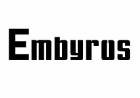 EMBYROS Logo (USPTO, 10/01/2018)