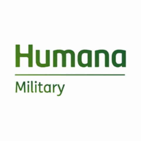 HUMANA MILITARY Logo (USPTO, 06/20/2019)