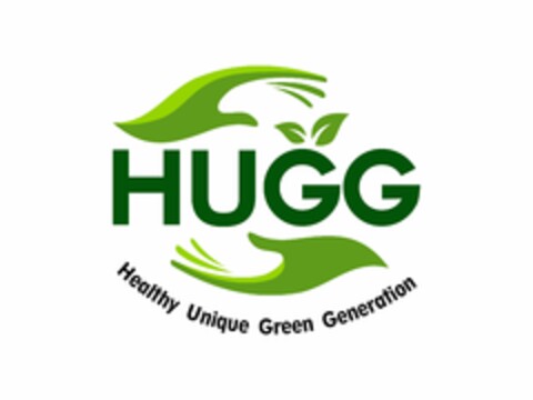 HUGG HEALTHY UNIQUE GREEN GENERATION Logo (USPTO, 10/03/2019)