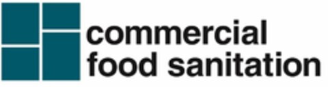 COMMERCIAL FOOD SANITATION Logo (USPTO, 09.09.2020)