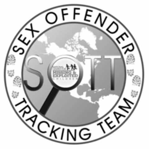 SOTT SEX OFFENDER TRACKING TEAM NATIONAL CENTER FOR MISSING & EXPLOITED CHILDREN Logo (USPTO, 24.02.2009)