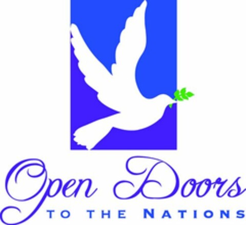 OPEN DOORS TO THE NATIONS Logo (USPTO, 09.06.2009)