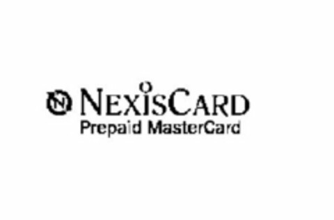 N NEXISCARD PREPAID MASTERCARD Logo (USPTO, 08.01.2010)