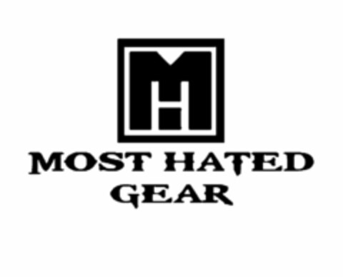 M H MOST HATED GEAR Logo (USPTO, 11.03.2010)