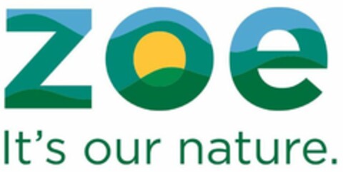 ZOE IT'S OUR NATURE. Logo (USPTO, 26.03.2010)