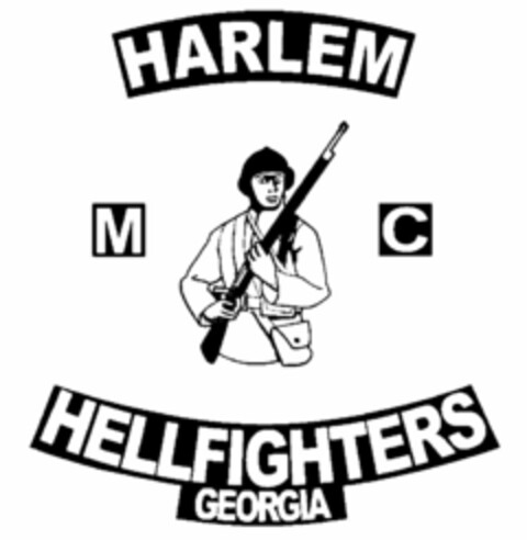 HARLEM HELLFIGHTERS M C GEORGIA Logo (USPTO, 08.06.2010)