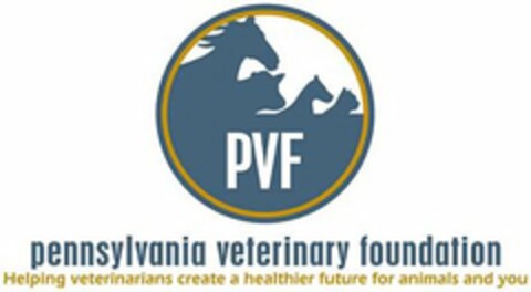 PVF PENNSYLVANIA VETERINARY FOUNDATION HELPING VETERINARIANS CREATE A HEALTHIER FUTURE FOR ANIMALS AND YOU Logo (USPTO, 25.06.2010)