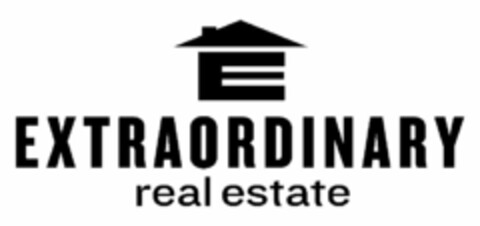 E EXTRAORDINARY REAL ESTATE Logo (USPTO, 09/01/2010)