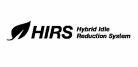 HIRS HYBRID IDLE REDUCTION SYSTEM Logo (USPTO, 19.04.2011)