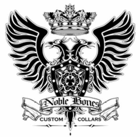 NOBLE BONES CUSTOM COLLARS Logo (USPTO, 07/20/2011)