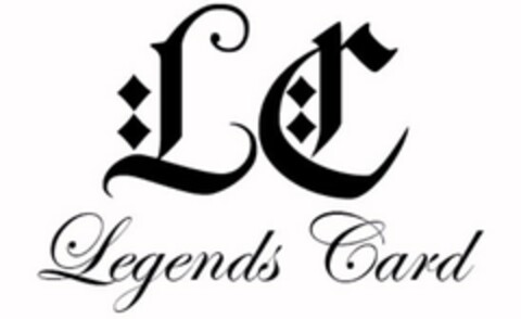 LC LEGENDS CARD Logo (USPTO, 11/14/2011)