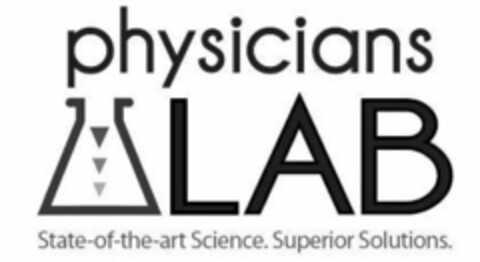PHYSICIANS LAB STATE-OF-THE-ART SCIENCE. SUPERIOR SOLUTIONS. Logo (USPTO, 05.01.2012)