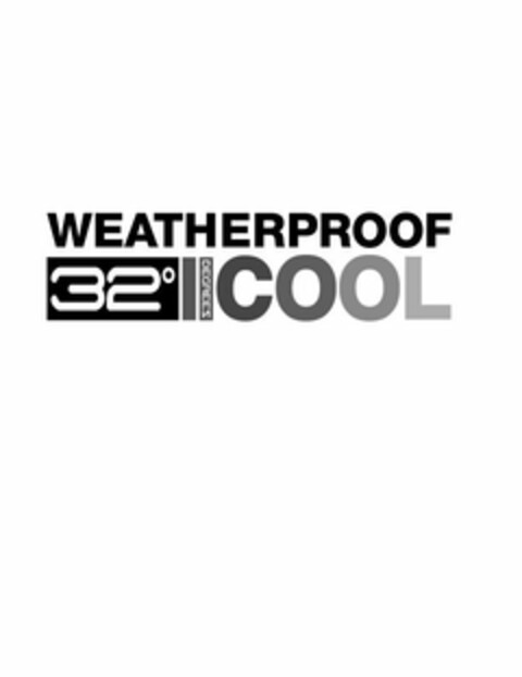 WEATHERPROOF 32° DEGREES COOL Logo (USPTO, 02/22/2012)