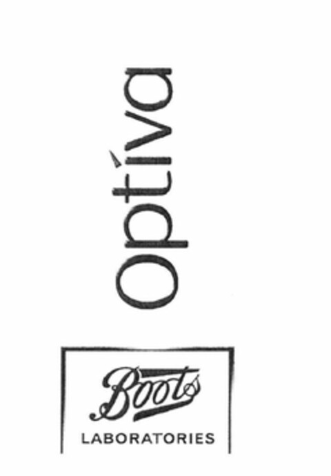 OPTIVA BOOTS LABORATORIES Logo (USPTO, 24.02.2012)