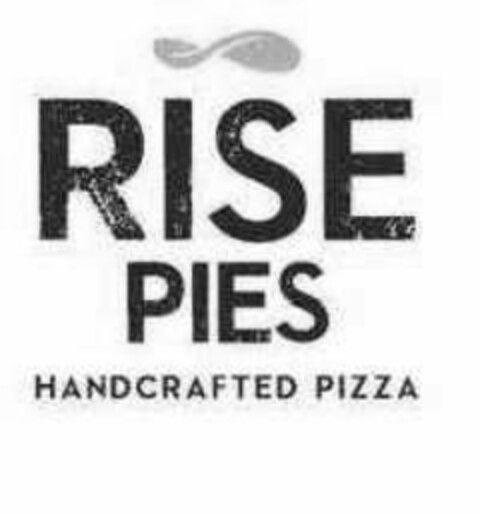 RISE PIES HANDCRAFTED PIZZA Logo (USPTO, 10.06.2014)