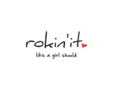 ROKIN' IT LIKE A GIRL SHOULD Logo (USPTO, 01/28/2015)