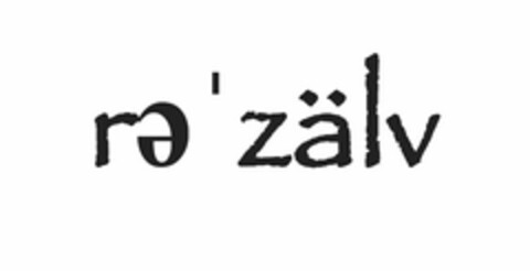 RE'ZÄLV Logo (USPTO, 26.02.2015)