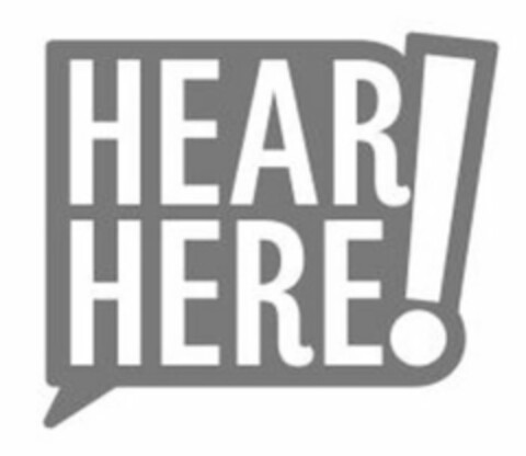 HEAR HERE! Logo (USPTO, 03/16/2015)