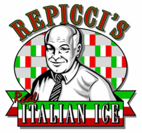 REPICCI'S REAL ITALIAN ICE Logo (USPTO, 23.08.2015)