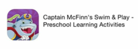 CAPTAIN MCFINN'S SWIM & PLAY - PRESCHOOL LEARNING ACTIVITIES Logo (USPTO, 06/23/2016)