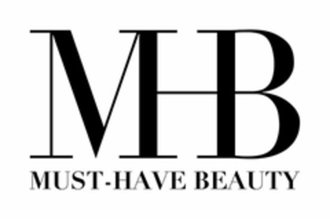 MHB MUST-HAVE BEAUTY Logo (USPTO, 27.02.2017)