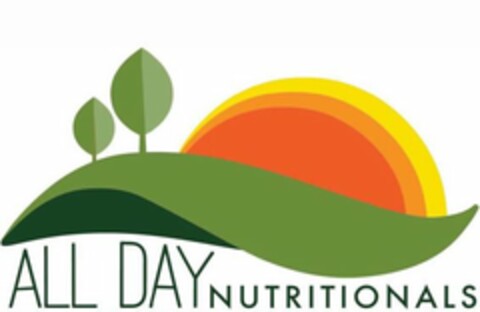 ALL DAY NUTRITIONALS Logo (USPTO, 04/25/2017)