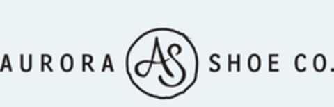 AURORA AS SHOE CO. Logo (USPTO, 05/08/2017)