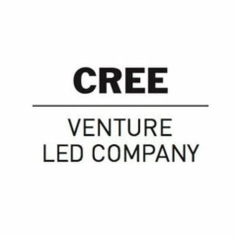 CREE VENTURE LED COMPANY Logo (USPTO, 07/25/2017)