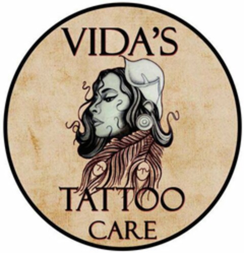 VIDA'S TATTOO CARE Logo (USPTO, 06.11.2017)