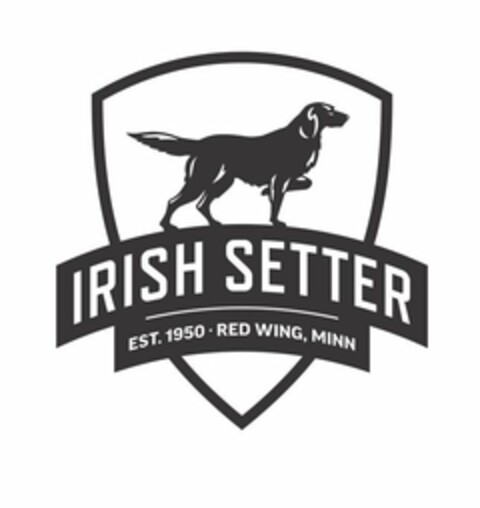 IRISH SETTER EST. 1950 RED WING, MINN Logo (USPTO, 04.01.2018)