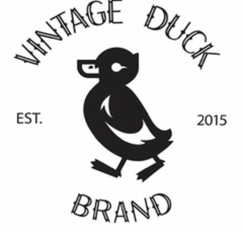 VINTAGE DUCK BRAND EST. 2015 Logo (USPTO, 04/23/2019)