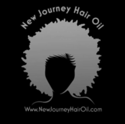 NEW JOURNEY HAIR OIL WWW.NEWJOURNEYHAIROIL.COM Logo (USPTO, 06/27/2019)