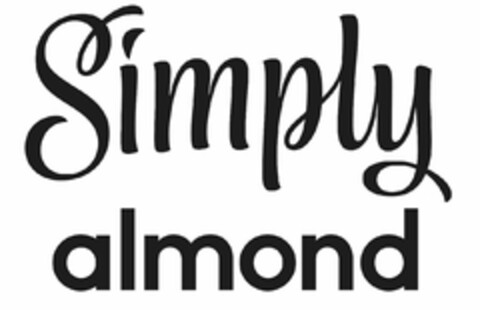 SIMPLY ALMOND Logo (USPTO, 17.07.2019)