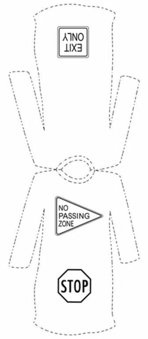 NO PASSING ZONE STOP EXIT ONLY Logo (USPTO, 26.01.2009)