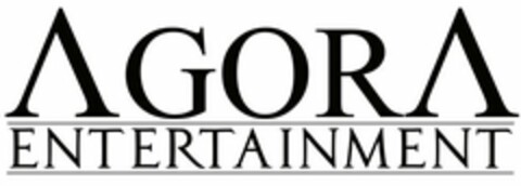 AGORA ENTERTAINMENT Logo (USPTO, 03.02.2009)