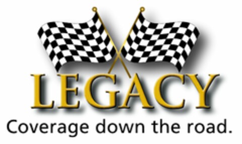 LEGACY COVERAGE DOWN THE ROAD. Logo (USPTO, 01.10.2009)