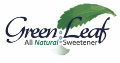 GREEN LEAF ALL NATURAL SWEETENER Logo (USPTO, 29.04.2010)