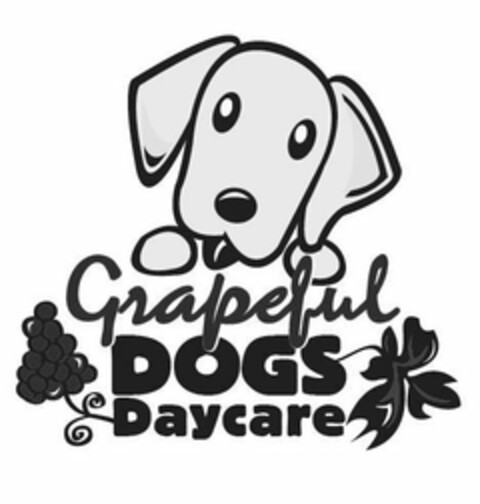 GRAPEFUL DOGS DAYCARE Logo (USPTO, 07/14/2010)