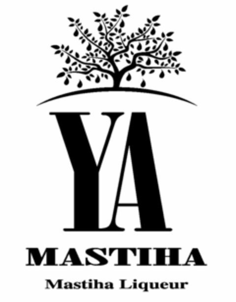 YA MASTIHA MASTIHA LIQUEUR Logo (USPTO, 06/24/2011)