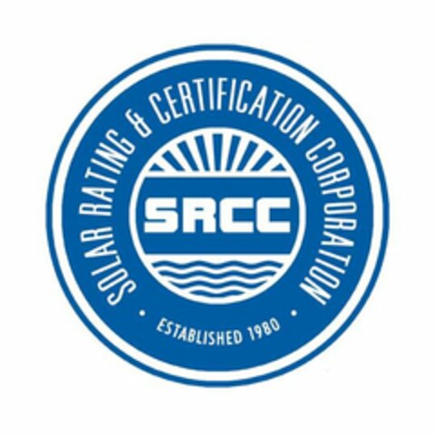 SOLAR RATING & CERTIFICATION CORPORATION ESTABLISHED 1980 SRCC Logo (USPTO, 26.07.2011)