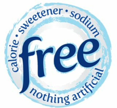 CALORIE · SWEETENER · SODIUM FREE NOTHING ARTIFICIAL Logo (USPTO, 07.03.2012)