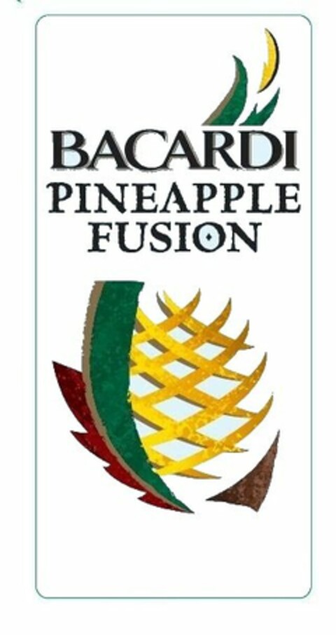 BACARDI PINEAPPLE FUSION Logo (USPTO, 12.11.2012)