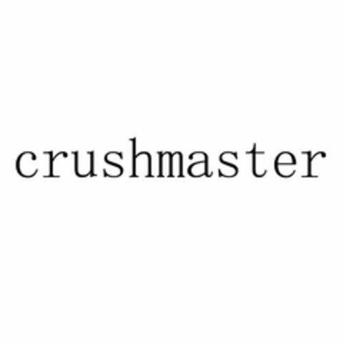 CRUSHMASTER Logo (USPTO, 02.09.2013)