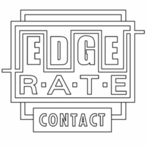 EDGE RATE CONTACT Logo (USPTO, 05.11.2013)