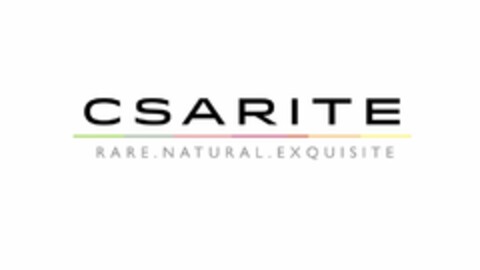 CSARITE RARE. NATURAL. EXQUISITE Logo (USPTO, 10.01.2014)