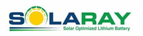 SOLARAY SOLAR OPTIMIZED LITHIUM BATTERY Logo (USPTO, 10/15/2014)