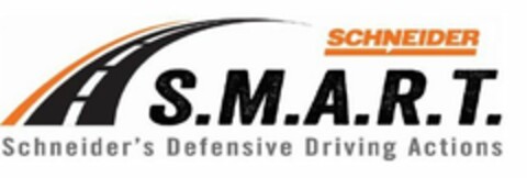 SCHNEIDER S.M.A.R.T. SCHNEIDER'S DEFENSIVE DRIVING ACTIONS Logo (USPTO, 11.11.2014)