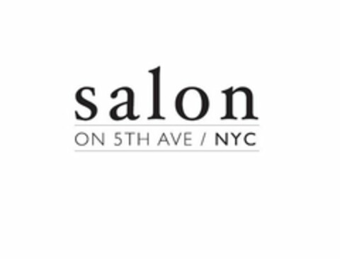 SALON ON 5TH AVE / NYC Logo (USPTO, 11.05.2015)