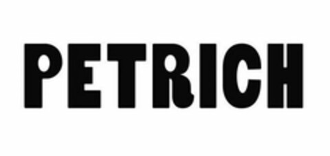 PETRICH Logo (USPTO, 11.12.2015)